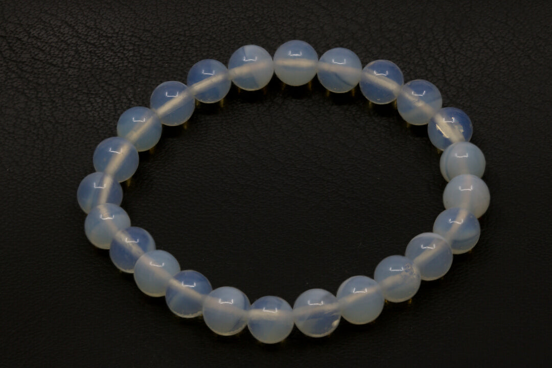 Opalite Stretchy Bracelet, 8 mm spheres
