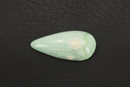 Green Apple Arizona Variscite Cabochon left side picture