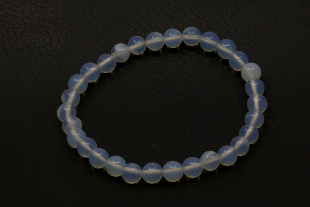 Opalite stretchy bracelet, 6 mm spheres