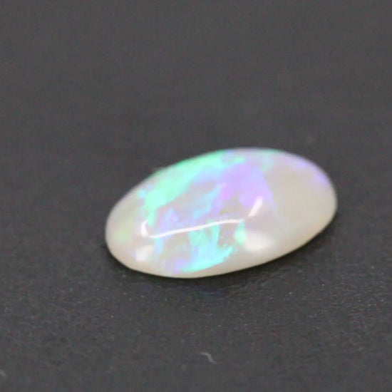 Lightning Ridge Gray Base Opal Cabochon video