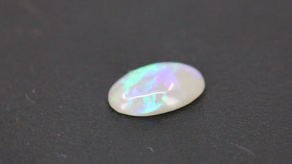 Lightning Ridge Gray Base Opal Cabochon video