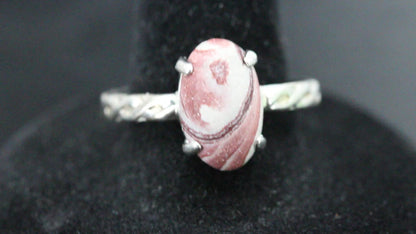 Wonderstone set in a sterling silver infinity ring band video