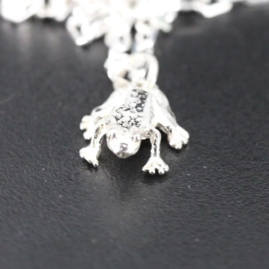 Sterling Silver Frog Pendant video